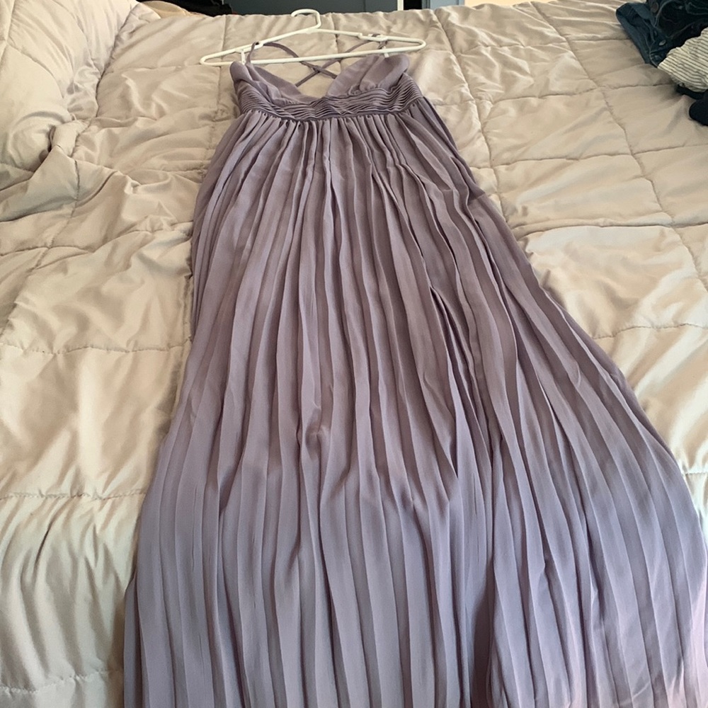 Lavender maxi dress/prom dress